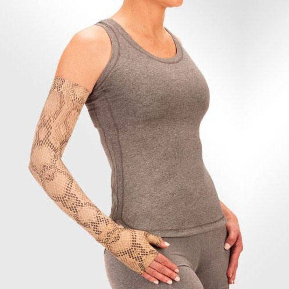 Juzo Soft 2001CG Print Series Armstulpen 20-30 mmHg mit Silikon-Oberband – Neue Muster