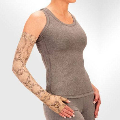 Juzo Soft 2001CG Print Series Armsleeves 20-30mmHg w/ Silicone Top Band - New Patterns | Clearance (Final Sale)