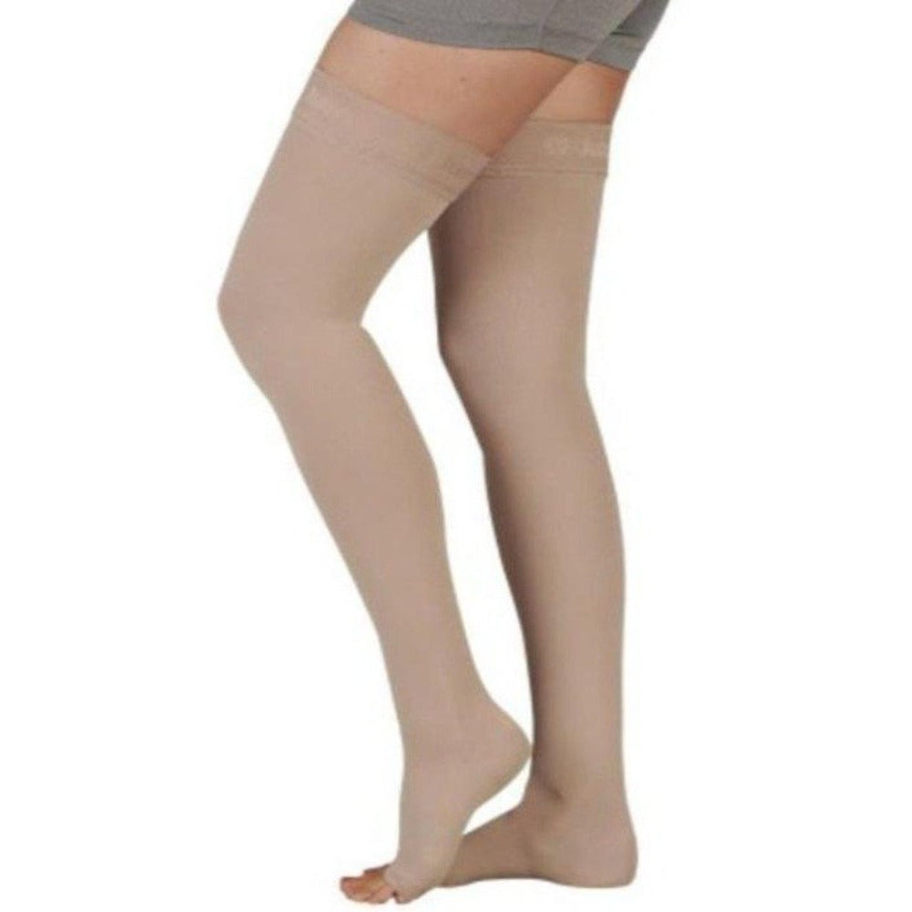 Juzo Dynamic Thigh High Compression Open Toe 20-30 mmHg | Clearance (Final Sale)