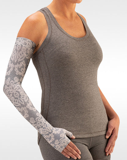 Juzo Soft 2001CG Print Series Armstulpen 20-30 mmHg mit Silikon-Oberband – Neue Muster – 1