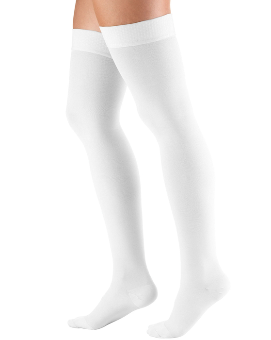 ReliefWear Classic Medical CLOSED TOE Thigh Highs Silicone Dot Top 20-30 mmHg