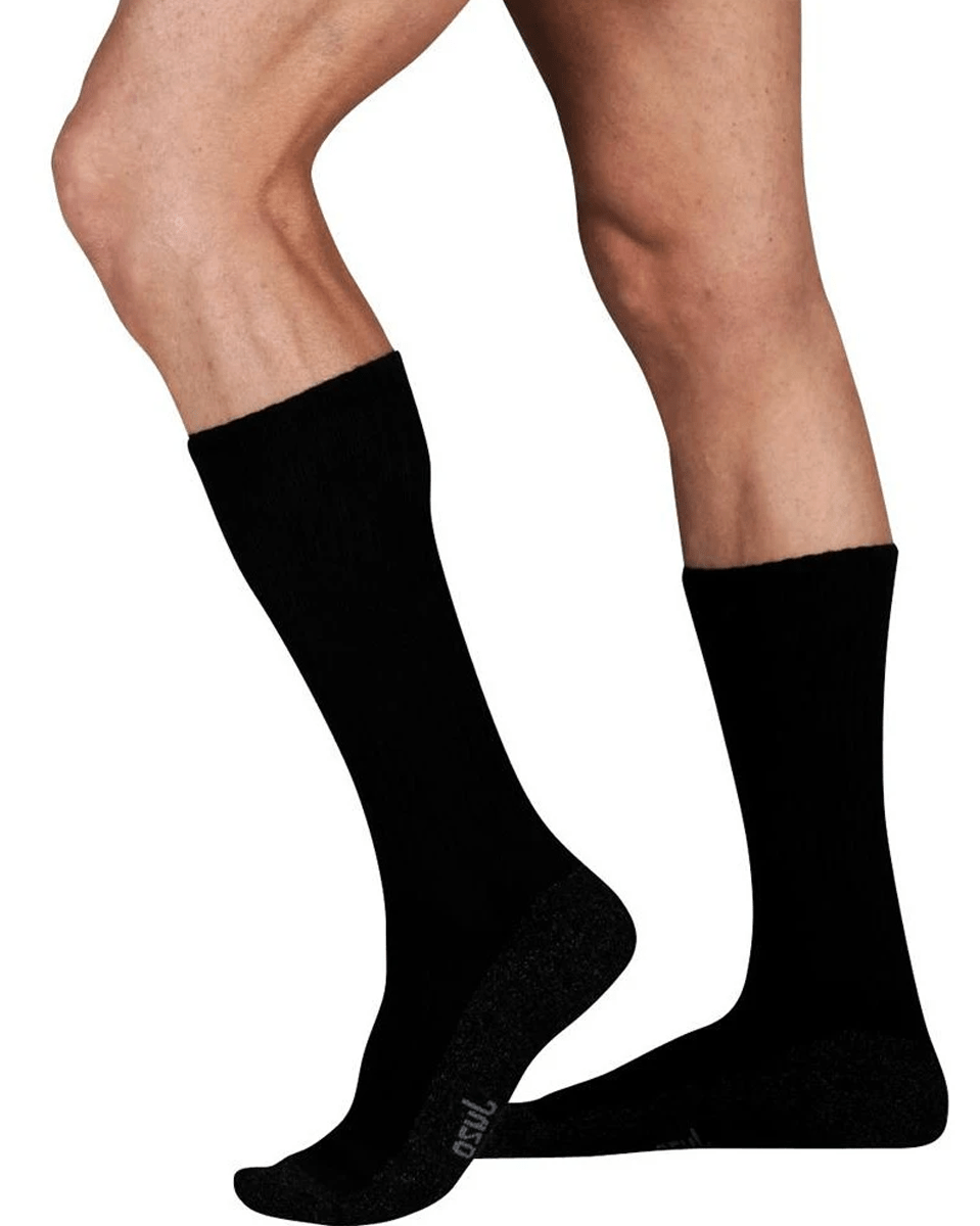 Chaussettes mi-mollet unisexes à semelle argentée Juzo 5760 OTC 12-16 mmHg