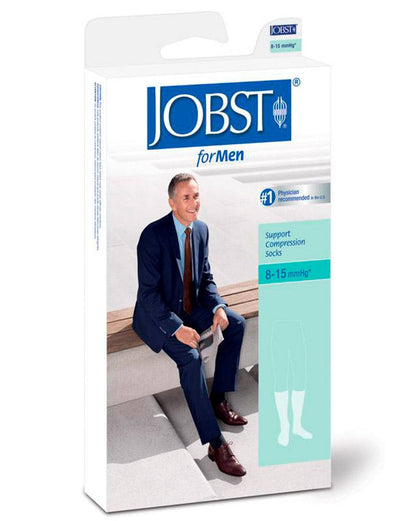 Jobst for Men 8-15 mmHg Knee Highs Closed Toe| Clearance (Final Sale)