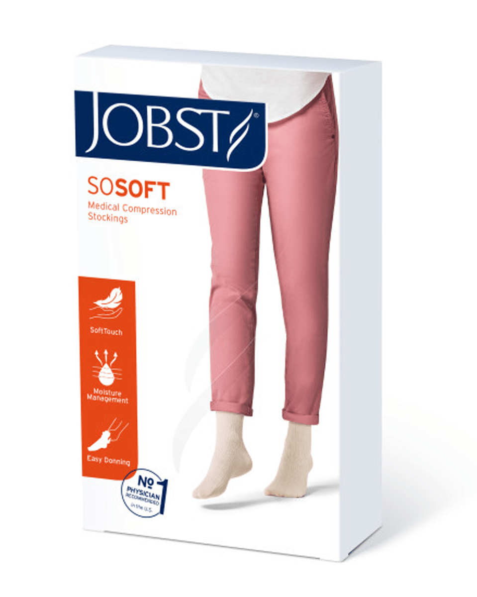 Jobst soSoft 15-20 mmHg Women's Knee High Closed Toe Support Socks | Clearance (Final Sale)