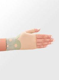 Juzo Soft 2000CG Print Series Gauntlet with Thumb Stub 15-20mmHg w/ Silicone Top | Clearance (Final Sale)
