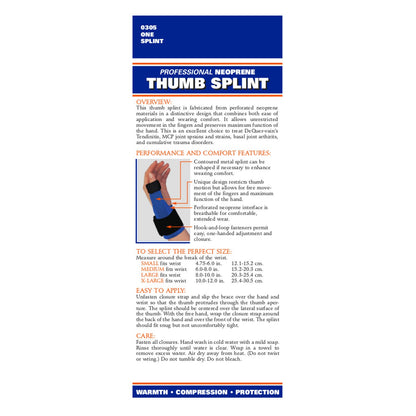 OTC THUMB SPLINT NEOP - 0305