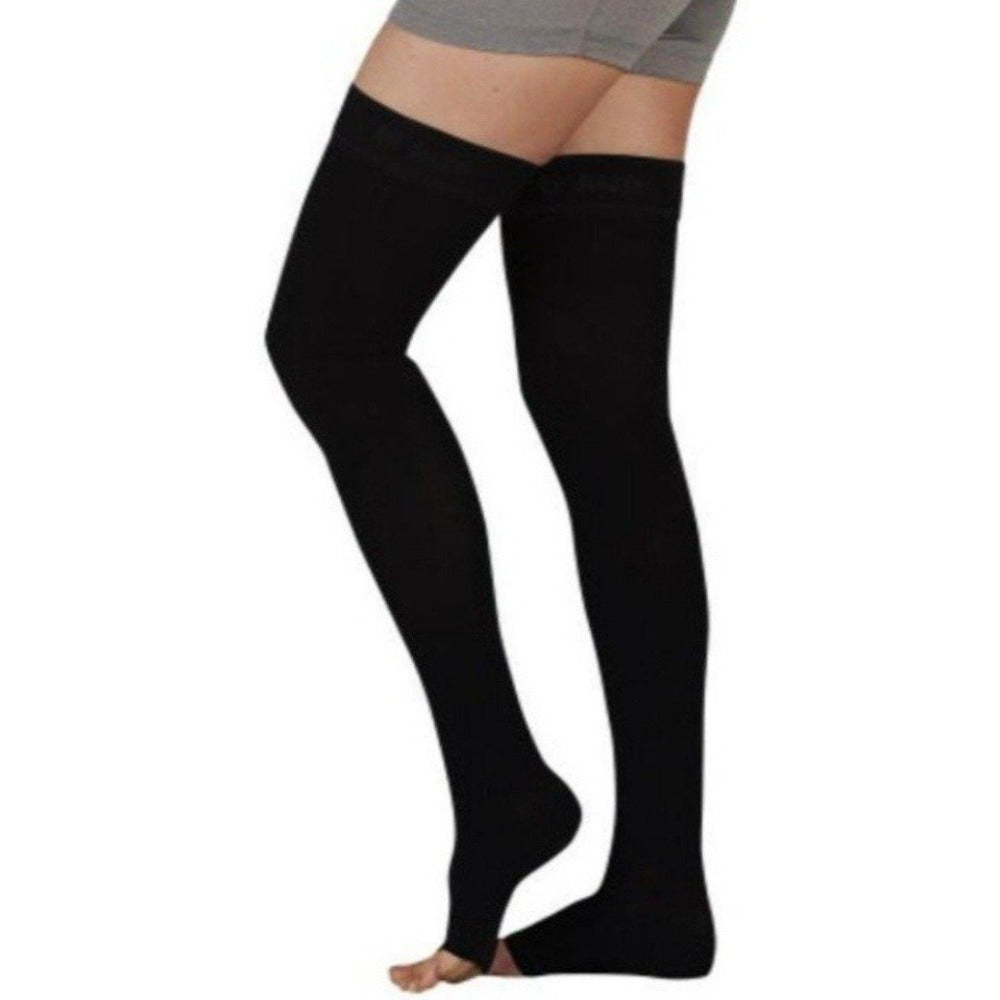 Juzo Dynamic Thigh High Compression Open Toe 20-30 mmHg | Clearance (Final Sale)