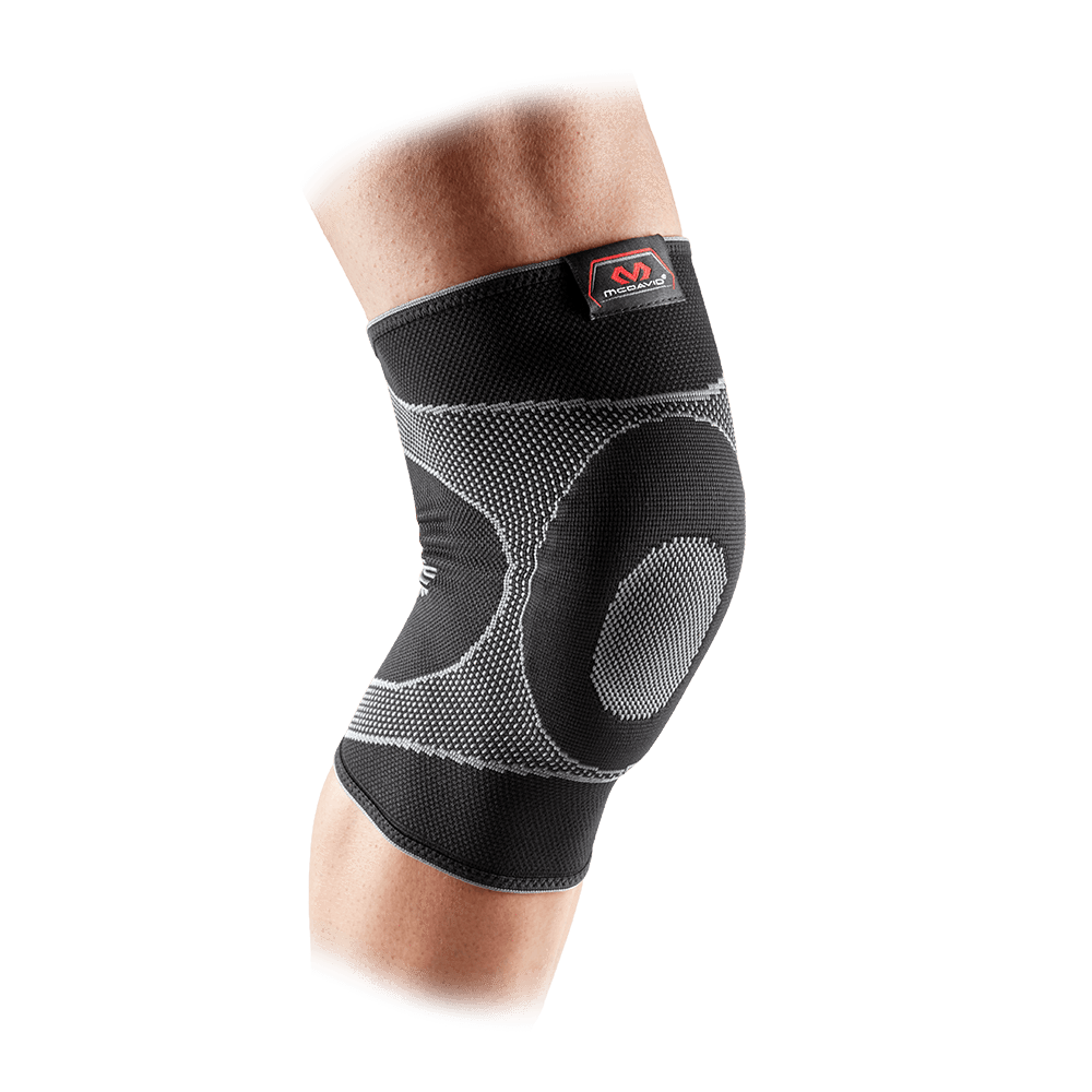 McDavid Kniebandage/4-Wege-Gummizug mit Gel-Stütze – MD5125