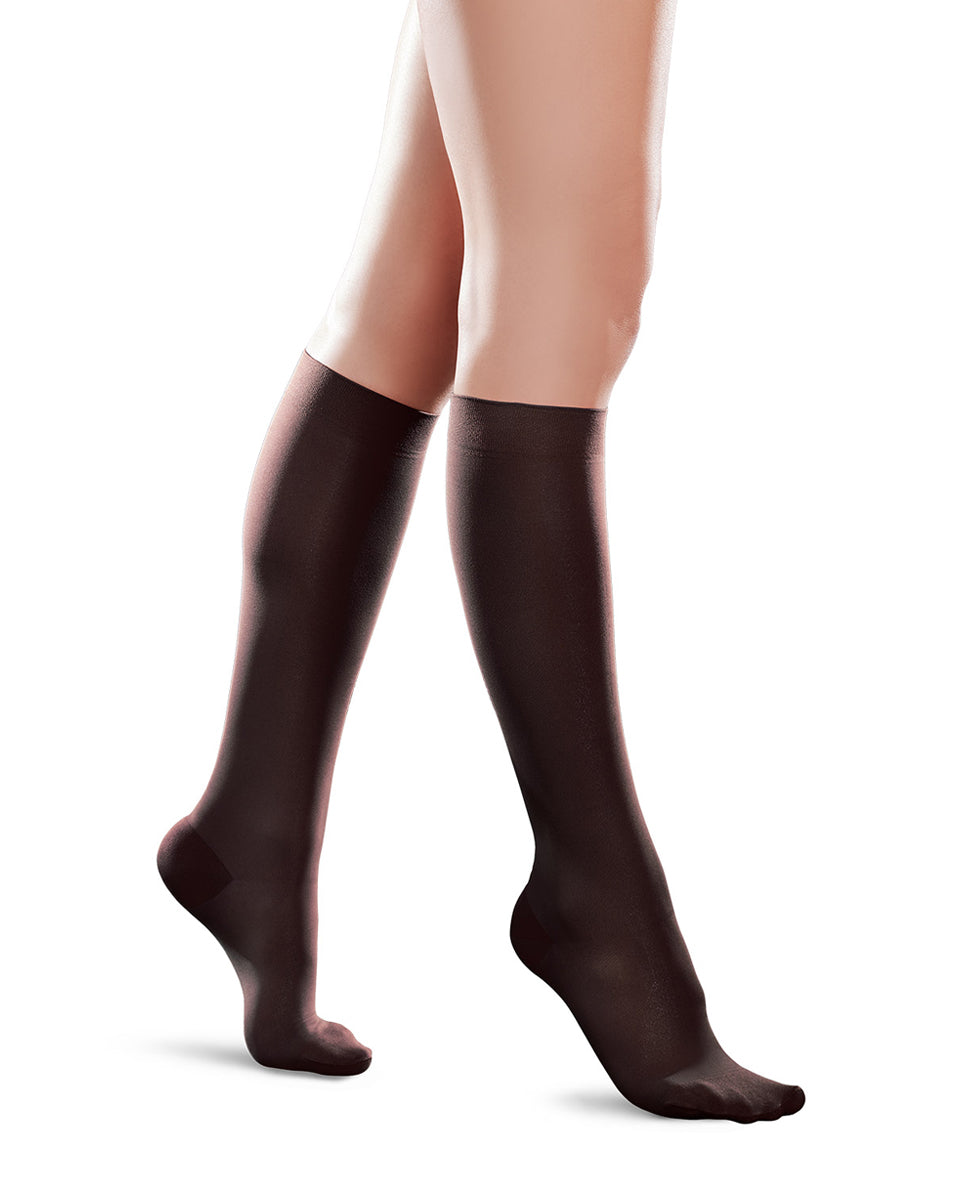 Therafirm Ease Mikrofaser-Kniestrümpfe mit geschlossener Zehenpartie, 20–30 mmHg – Ausverkauf
