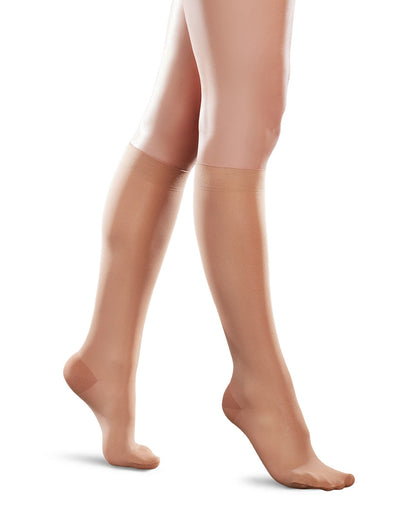 Therafirm Ease Mikrofaser-Kniestrümpfe mit geschlossener Zehenpartie, 20–30 mmHg – Ausverkauf