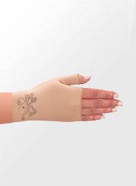 Juzo Soft 2000CG Print Series Gauntlet with Thumb Stub 15-20mmHg w/ Silicone Top | Clearance (Final Sale)