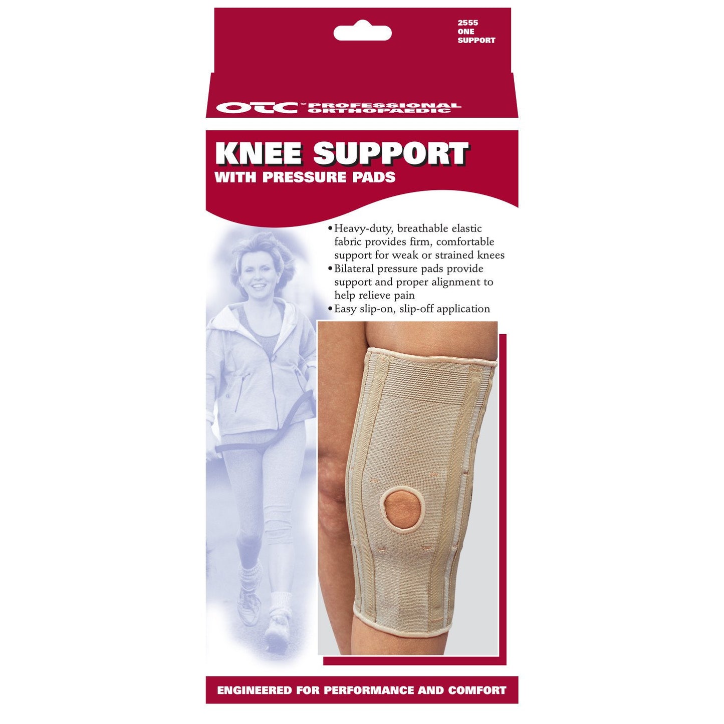 OTC KNEE SUPP ELAST PADS - 2555