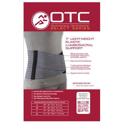 OTC LS SUPPORT GRAY ELAS 7"