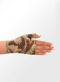 Juzo Soft 2000CG Print Series Gauntlet with Thumb Stub 15-20mmHg w/ Silicone Top | Clearance (Final Sale)