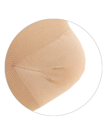 Chaussettes de compression médicales en microfibre 20-30 à bout fermé infusées d'aloe vera 