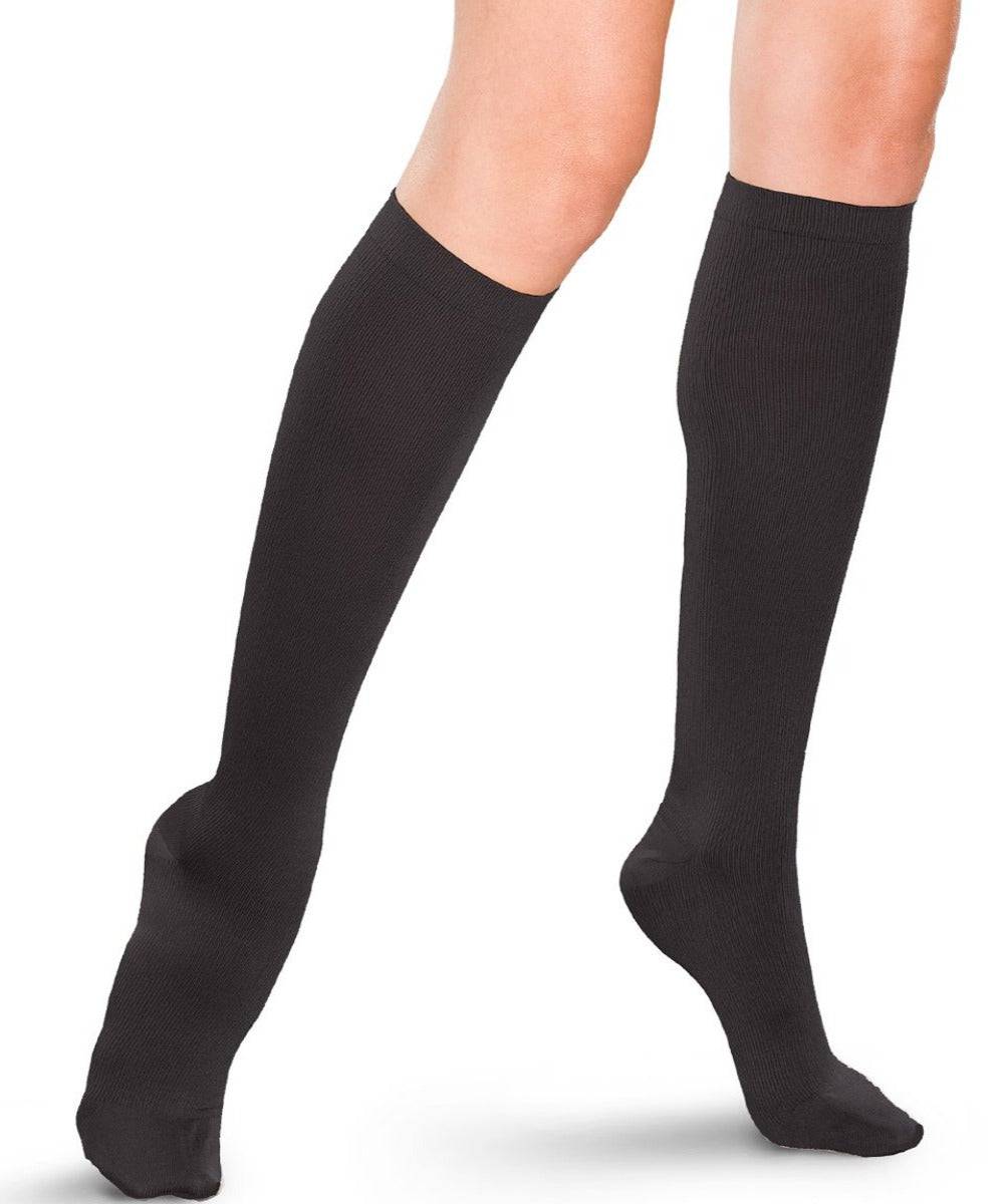 Therafirm Women's Ribbed Trouser Socks 15-20 mmHg