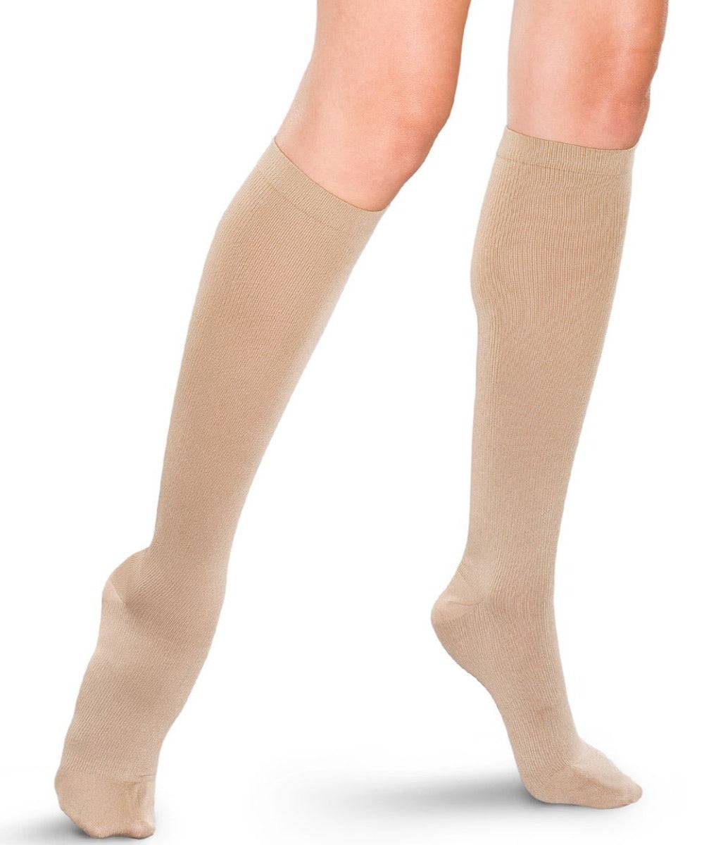Therafirm Women's Ribbed Trouser Socks 15-20 mmHg