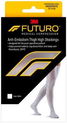 Futuro Anti-Embolism Thigh Length Stockings 18 mmHg